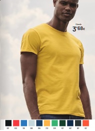 Camisetas publicitarias personalizadas con tu logo | Desde 0.98 - Camiseta personalizada Fruit of the Loom 1324