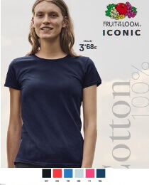 Camisetas publicitarias personalizadas con tu logo | Desde 0.98 - Camiseta personalizada Fruit of the Loom 1325